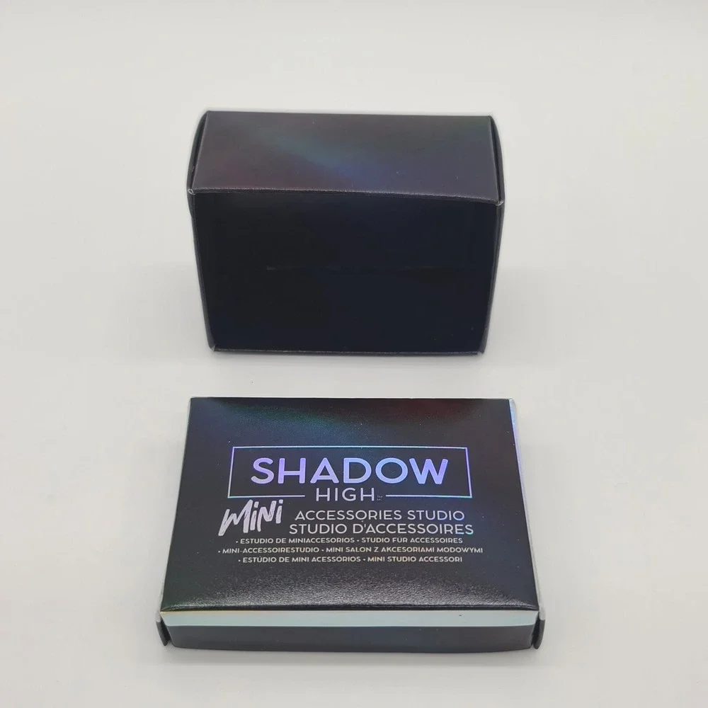 Rainbow High Shadow High Sock Sneakers Black Mini Accessories Studio Shoes Box